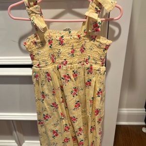 Tie bow sleeve spring dress